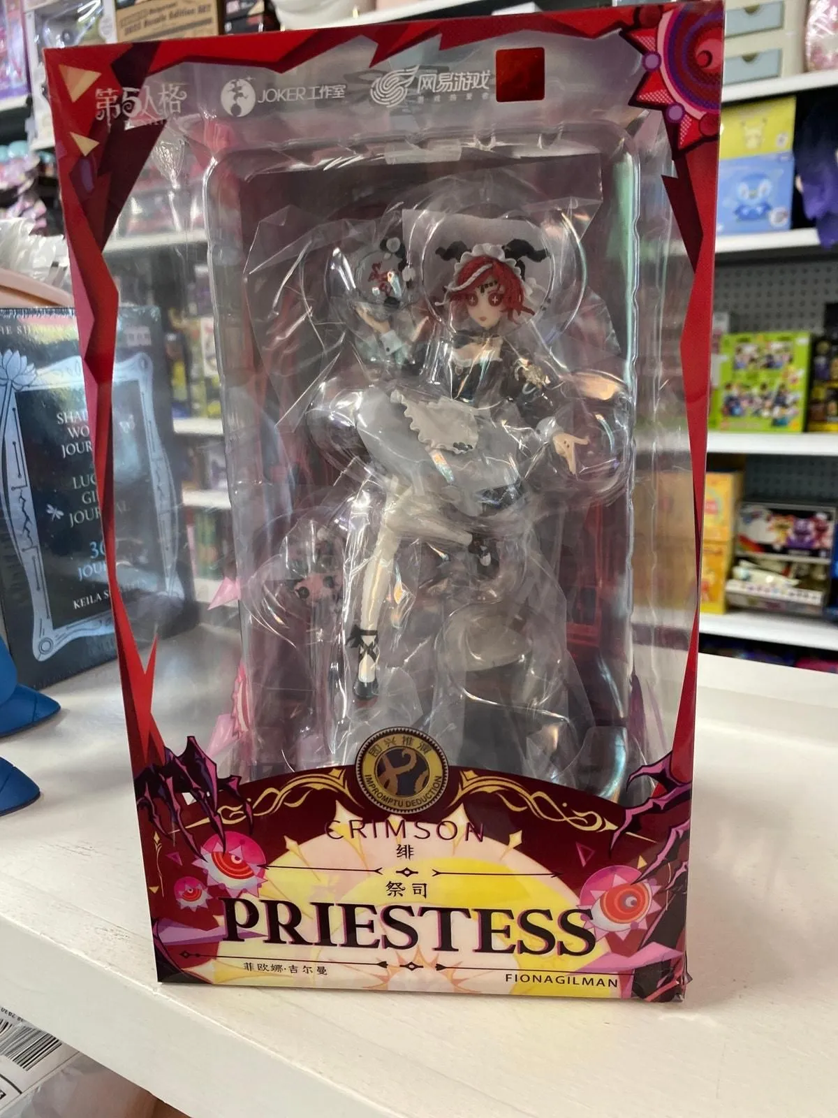 第五人格 CRIMSON PRIESTESS フィギュア Identity V Official Crimson Priestess Fiona Gilman PVC