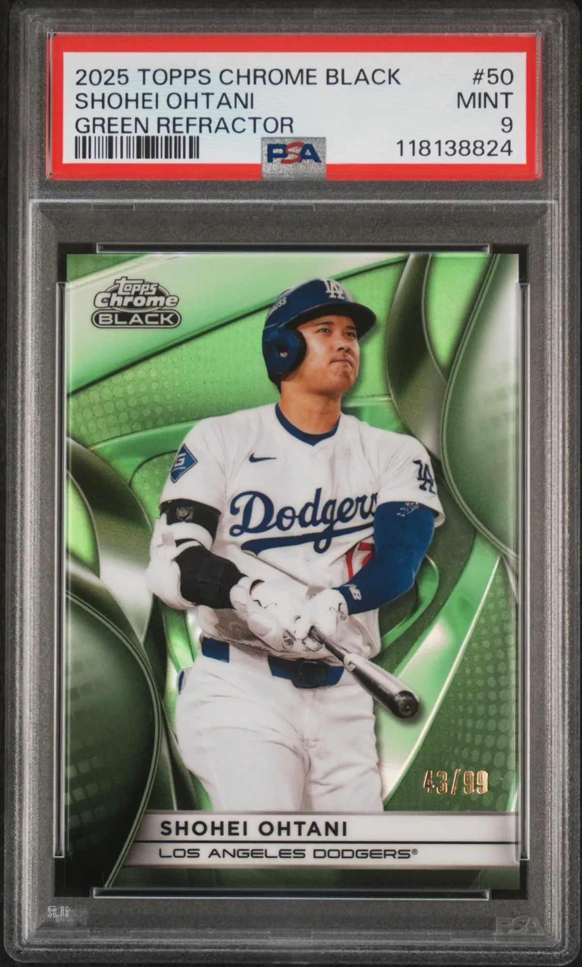 ゲームセンター・ゲームカード Topps Chrome Shohei Ohtani RC PSA WBC 2024 TOPPS CHROME COSMIC WHITE HOLE REFRACTOR #196 SHOHEI