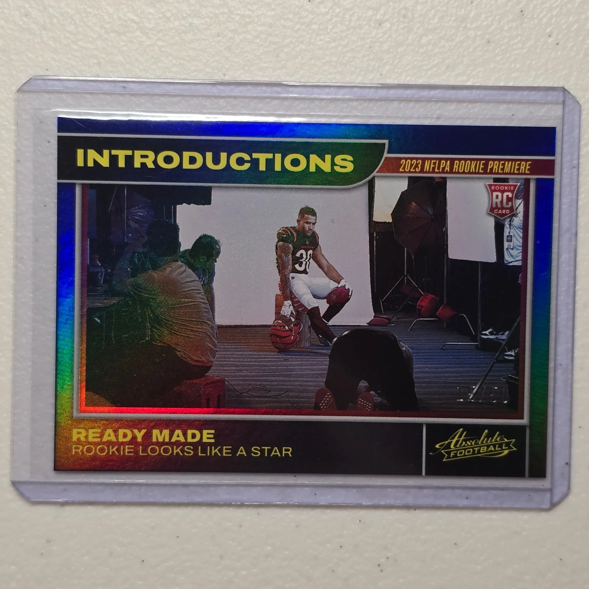 Cincinnati Bengals 2023 Absolute Chase Brown Introductions Blue /50