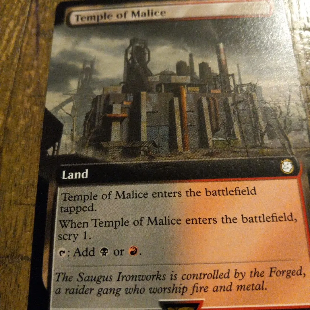 mtg Fallout Extended art Temple of Malice · Whatnot: Buy, Sell & Go Live