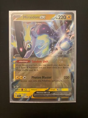 Pokemon - Miraidon ex 081/198 - Scarlet & Violet - Double Rare Card   Whatnot: Shop, Sell, Connect