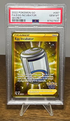 gold incubator pokemon card Egg Incubator 087/078 - Pokemon Go main image 0