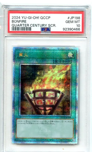 Bonfire Quarter Century Secret QCCP-JP198 PSA 10  Whatnot: Shop, Sell,  Connect