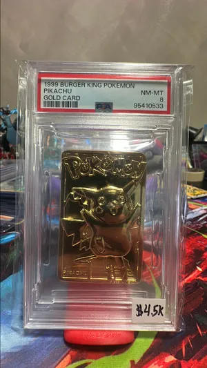 burger king pokemon cards 1999 Poktrivia Promo Original 151 Complete Set cementing its place as a must Pokemon 23k Gold Plated Cards