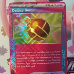 deluxe bomb pokemon card Amazon.com: Pokemon - Deluxe Bomb 134/142 Stellar Crown – ACE SPEC main image 0
