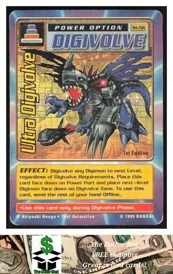 1999 Bandai Digimon Digi Battle #St-56 Ultra Digivolve HOLO FOIL card   Whatnot: Shop, Sell, Connect