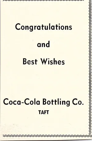 White Elephant Steak House, Coca-Cola Bottling Co - Taft CA 1965 Ad AF8 ...