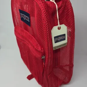JanSport - Mesh Pack - Red Tape - New w/ Tags · Whatnot