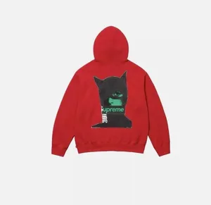 Supreme Catwoman Hooded Sweatshirt*RED*NEW in BAG! RARE HARD TO