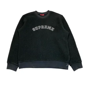 Supreme Polartec Deep Pile Crew Sweatshirt Men's Large