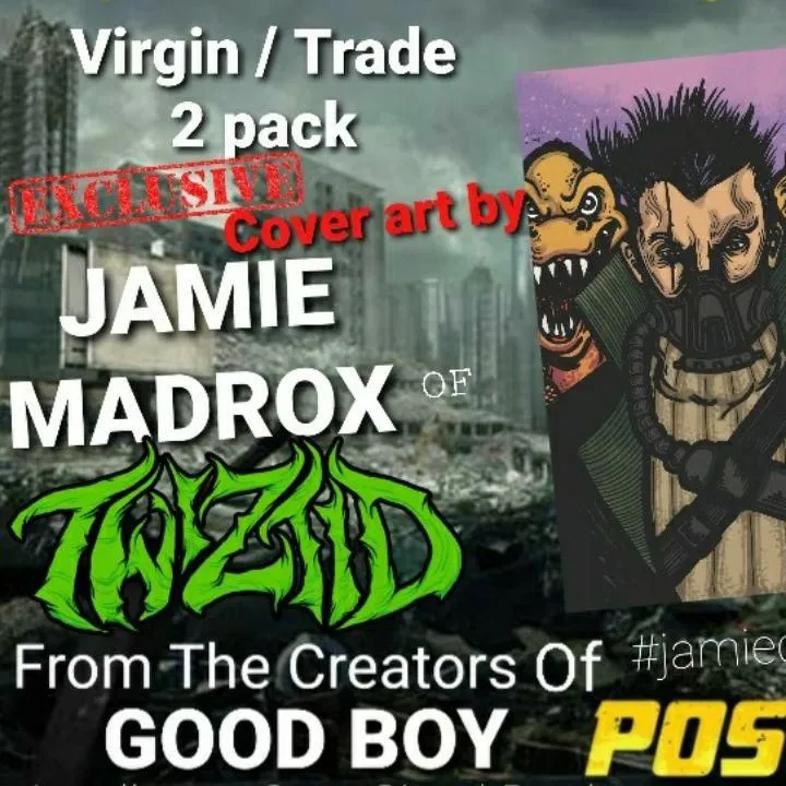 Product image for JAMIE MADROX POSTMASTERS 2 PACK  only 60 virgin printed  #2