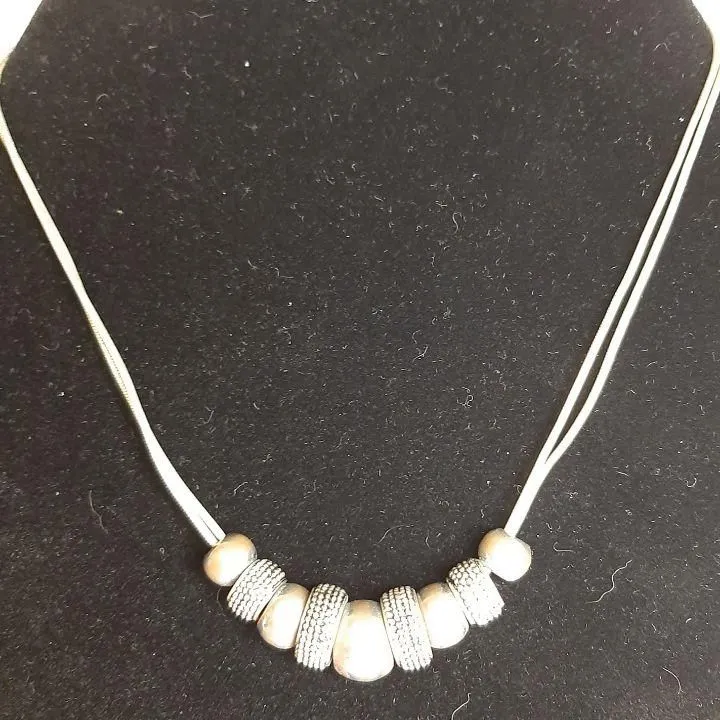 Product image for #156 Express silver tone necklace