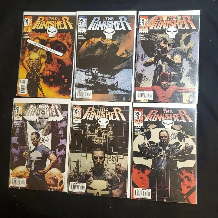 Product image for Punisher (3rd series) # 1- 12 ALL SIGNED BY JIMMY P.