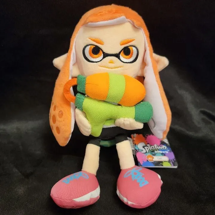 Product image for Plush - Splatoon, Inkling Girl, Orange 10-inch (NEW) - Nintendo