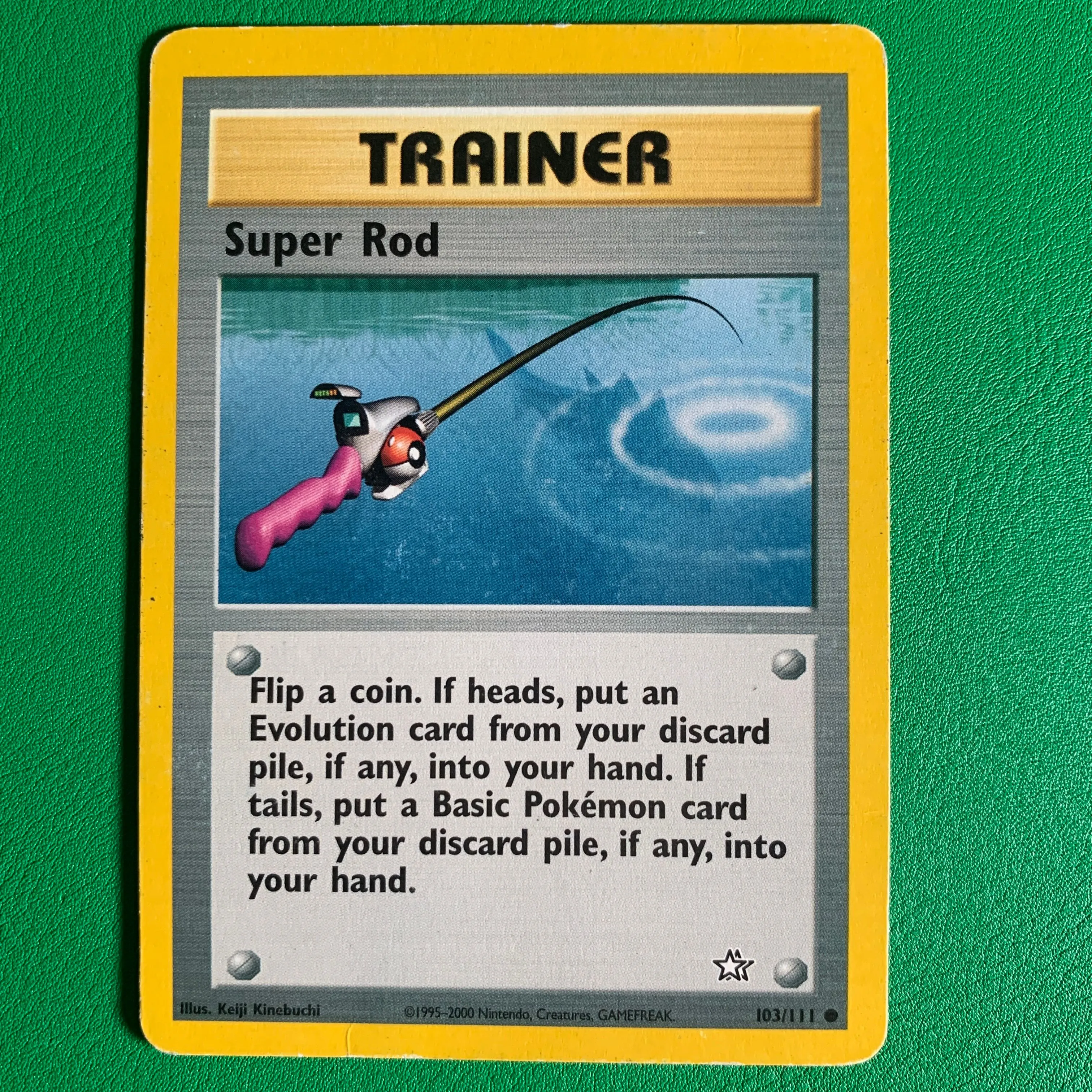 Pokemon Neo Genesis Common Super Rod #103