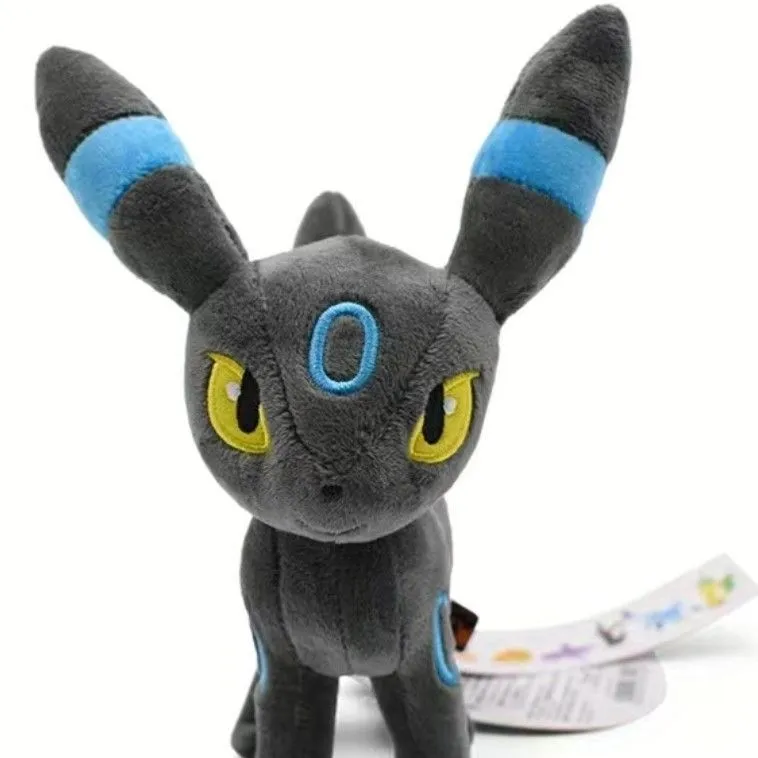 Product image for Takara Tomy Umbreon EEVEELUTIONS family plushie 8"
