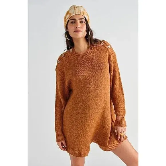 Product image for Forever Sweater Romper in Bran Sz M