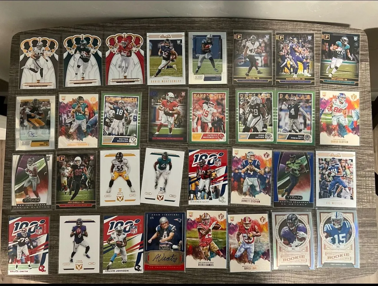 Product image for Massive Sports Memorabilia Lot- Basketball and Football Cards, Magazines and Newspaper