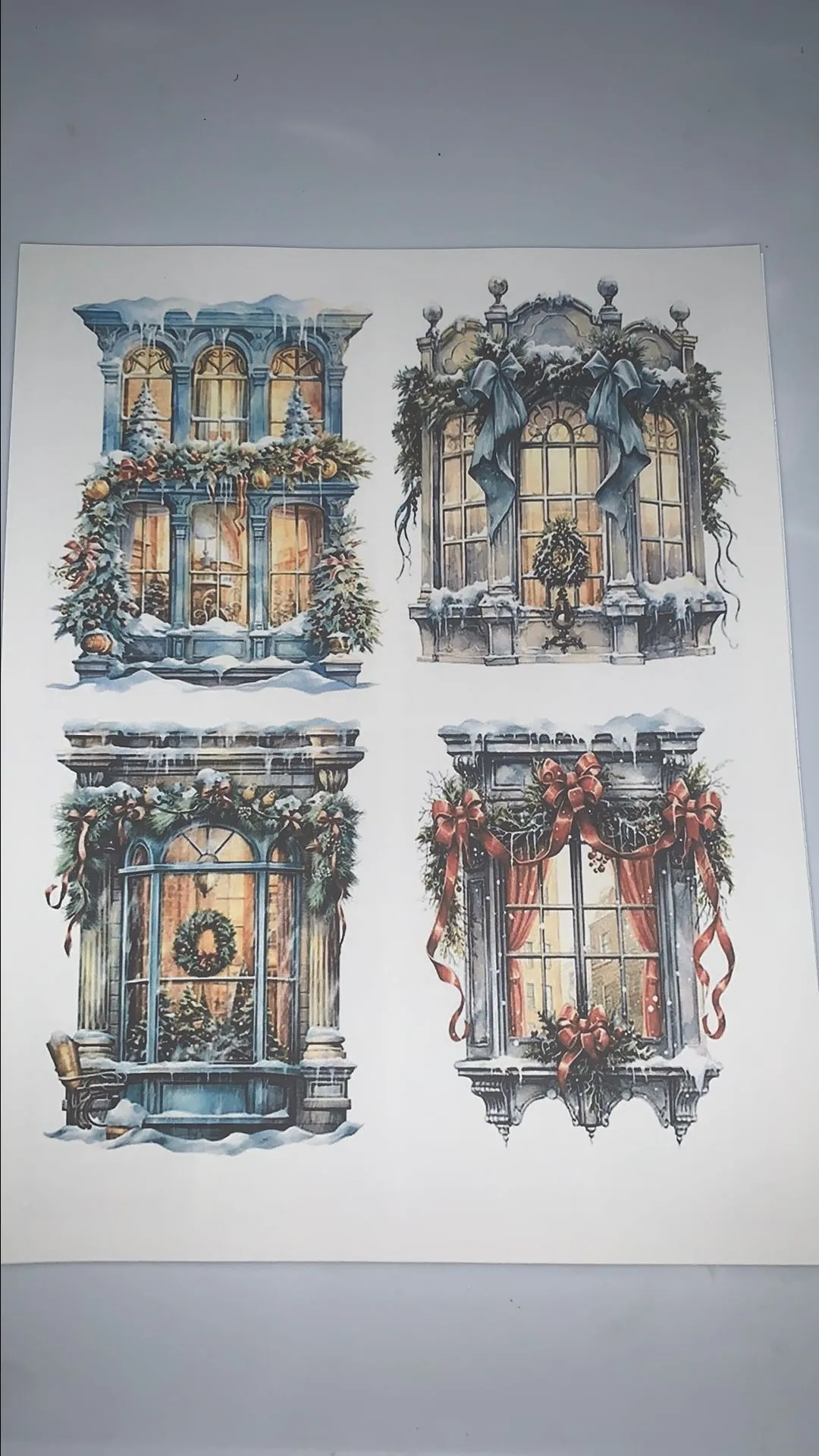 Product image for 00. Christmas Window Printable #2