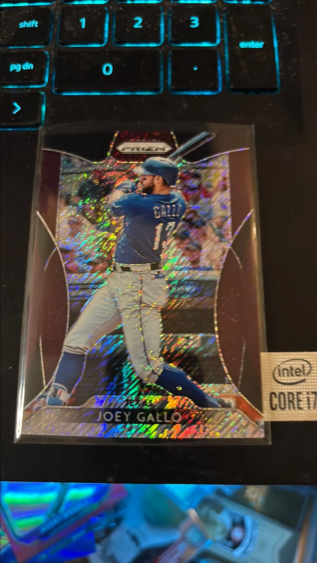 Product image for Joey Gallo 2019 prizm purple 05/25 rangers