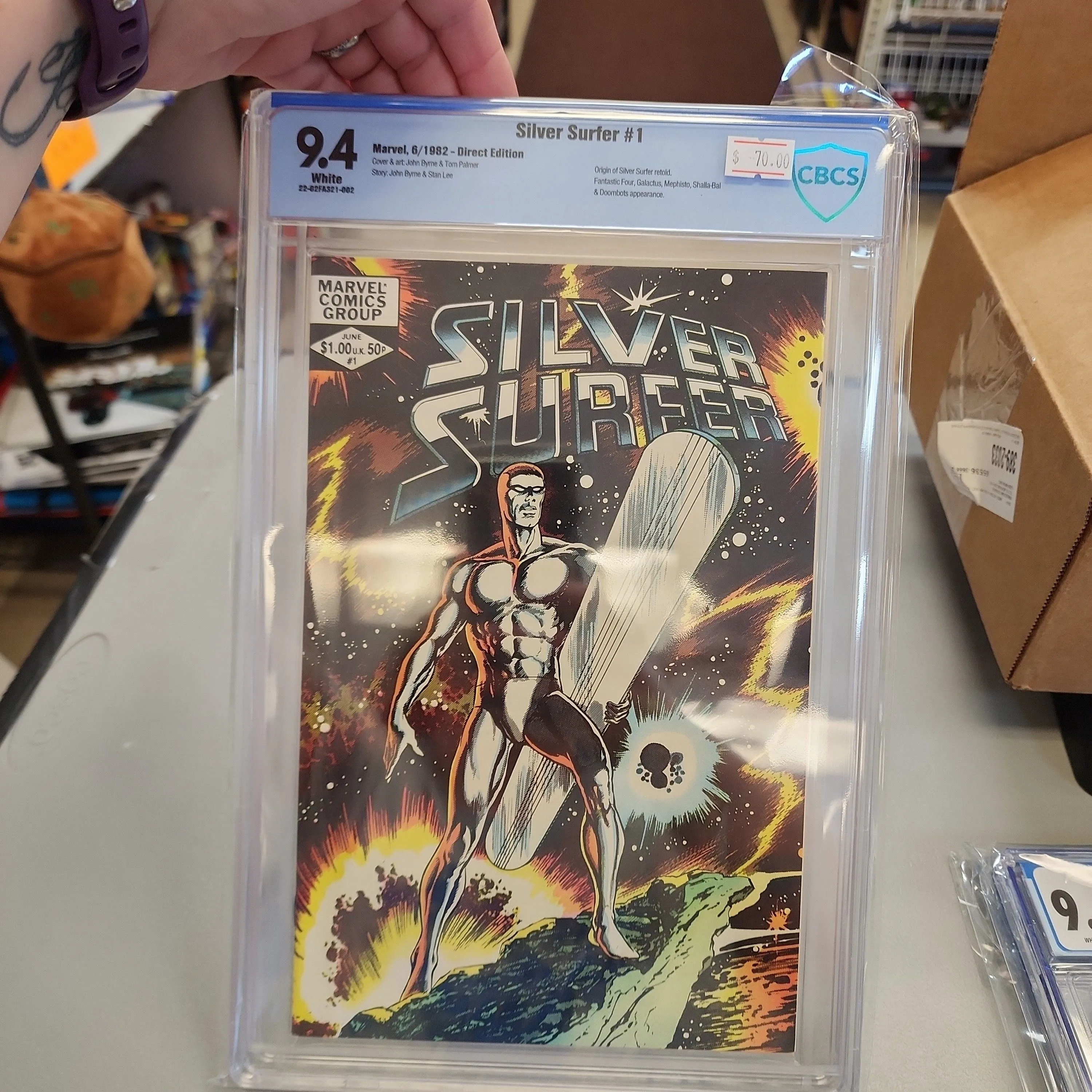 Product image for Silver Surfer #1 CGC 9.4