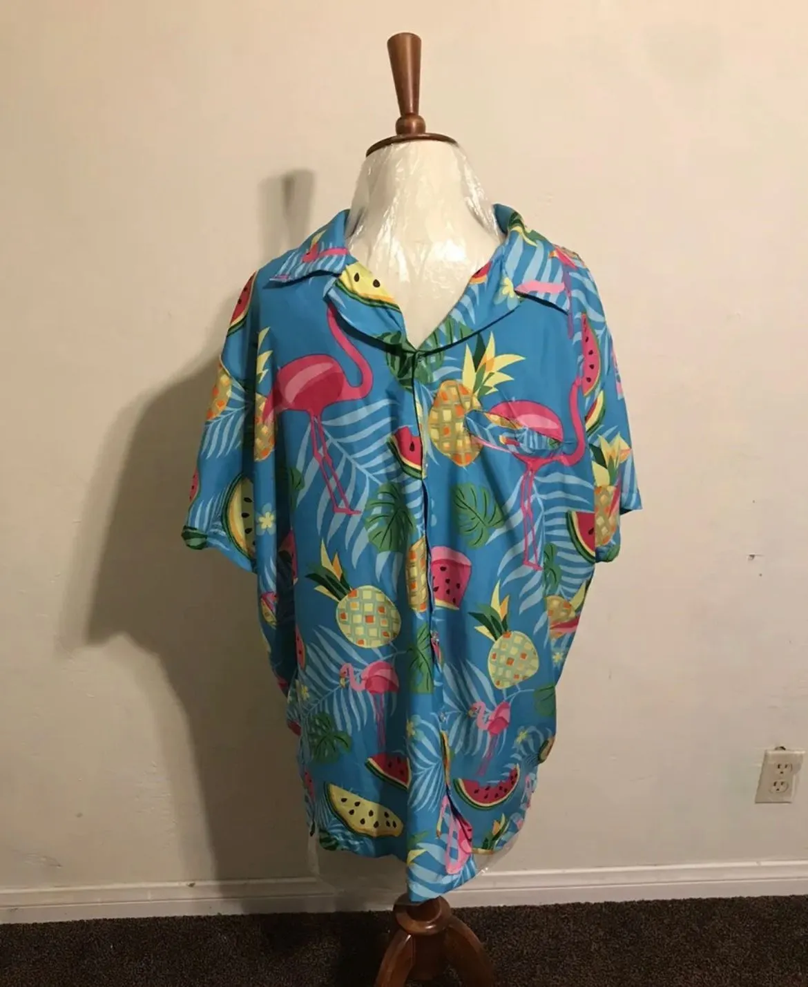 Product image for King Kamcha Hawaiian Tropical Shirt XL  Colorful Mens Quick Dry Cool iron