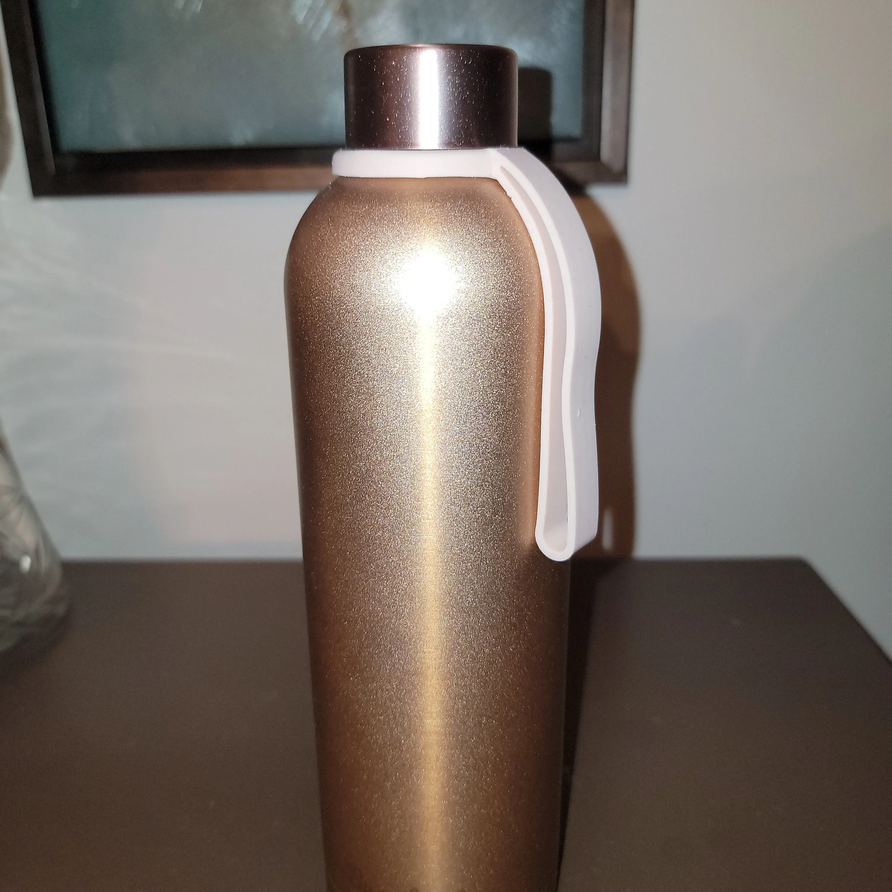 Product image for Breakout metal water bottle  can with handle 