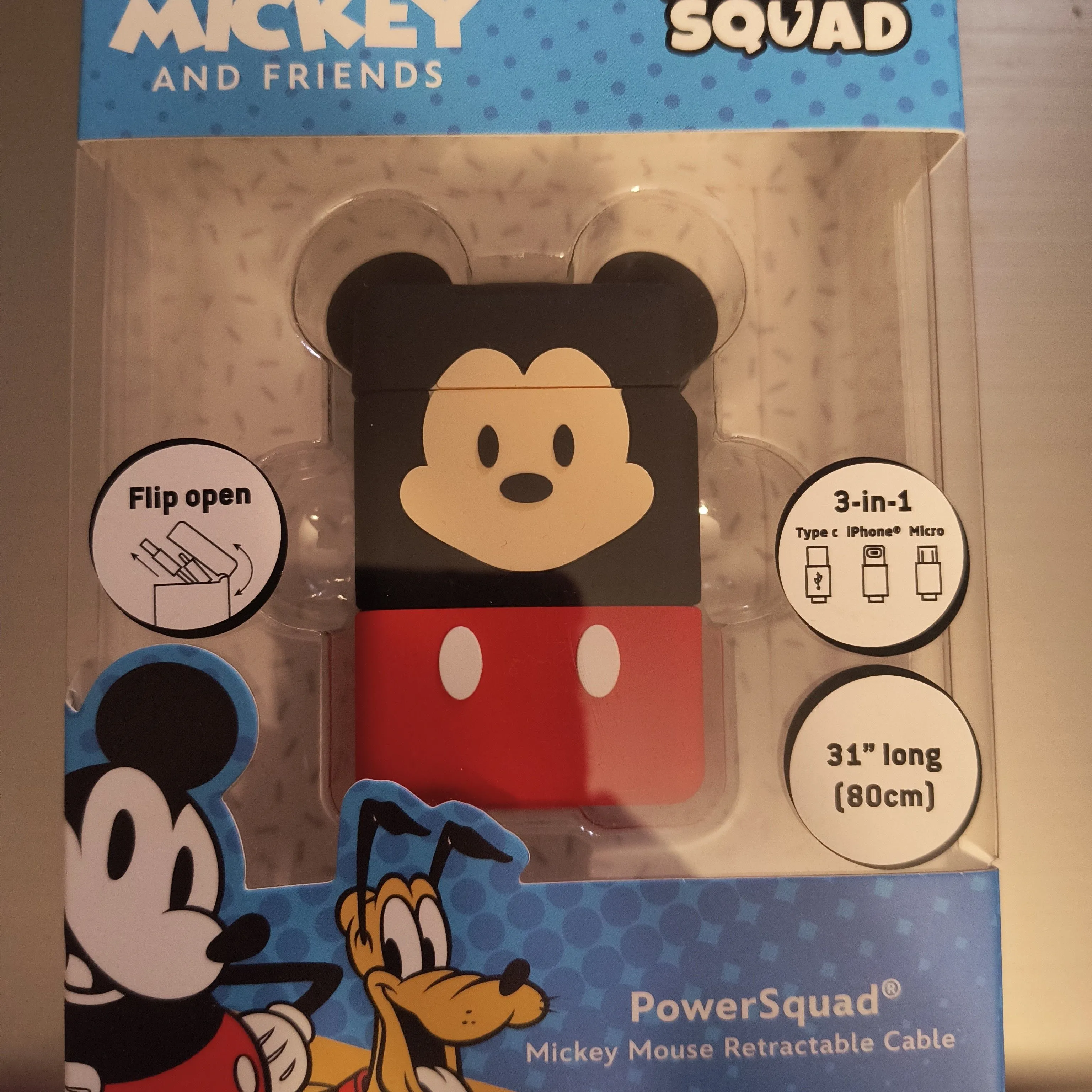 Product image for Disney Power Squad Retractable Cable
