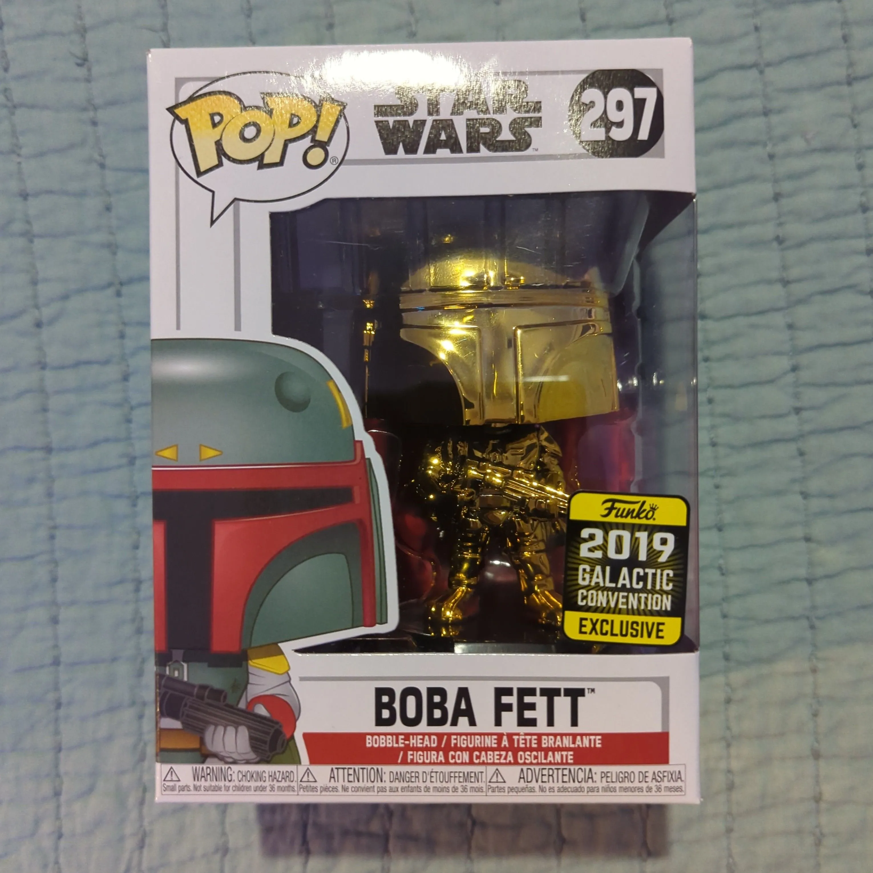 Product image for Boba Fett (Gold Chrome) [Galactic Convention]