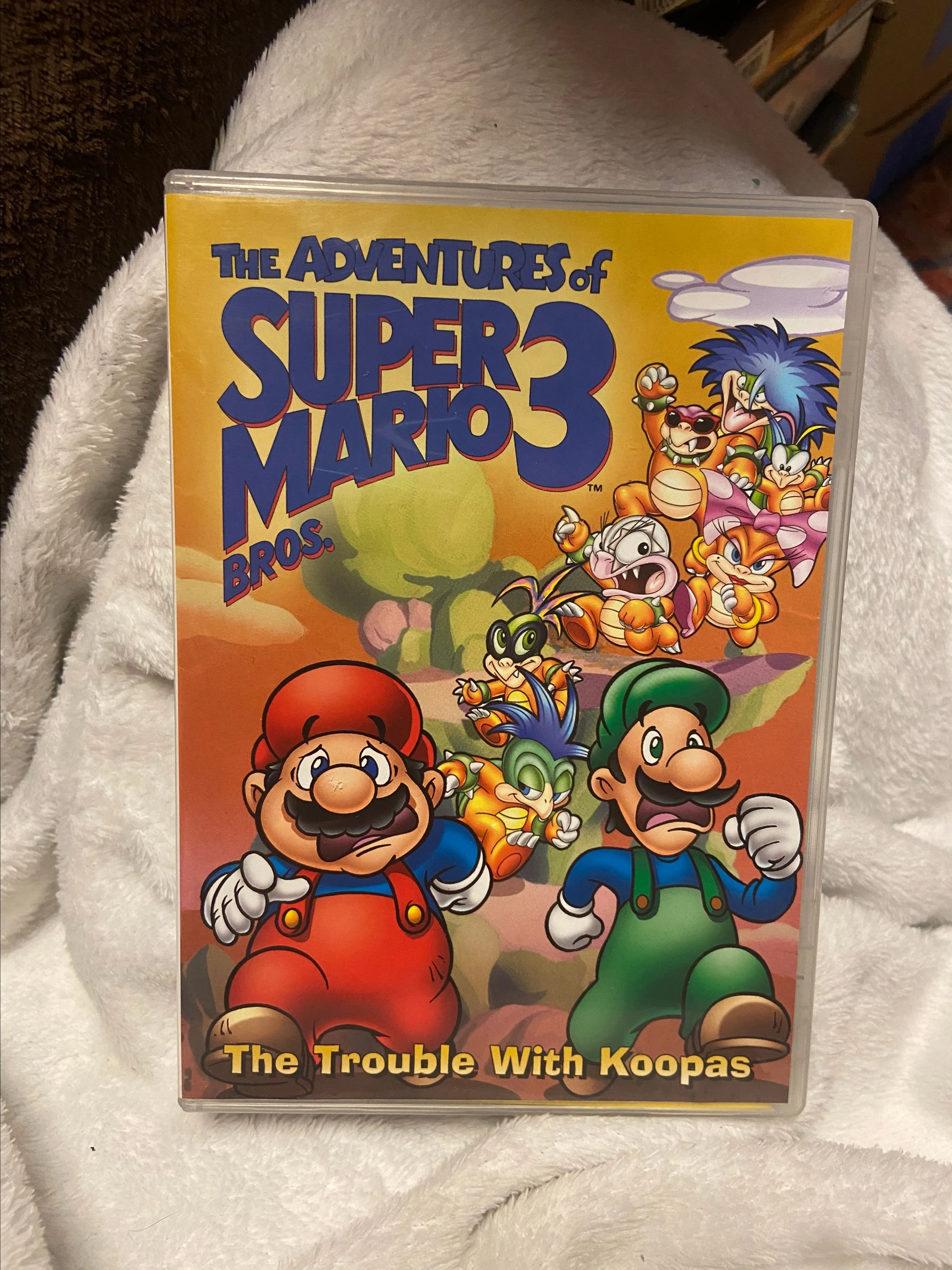 Product image for The adventures of super Mario bros 3: the trouble with koopas dvd