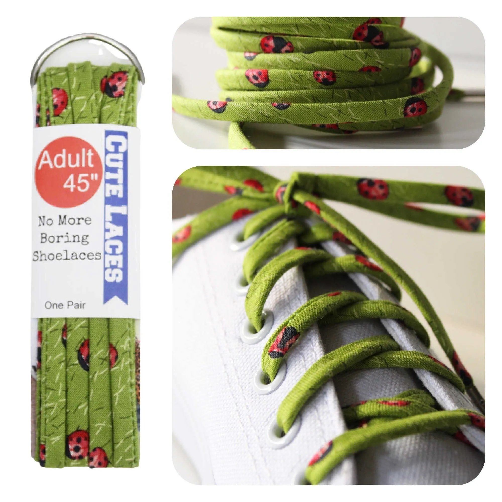 Product image for cutelaces. shoelaces made from fabric