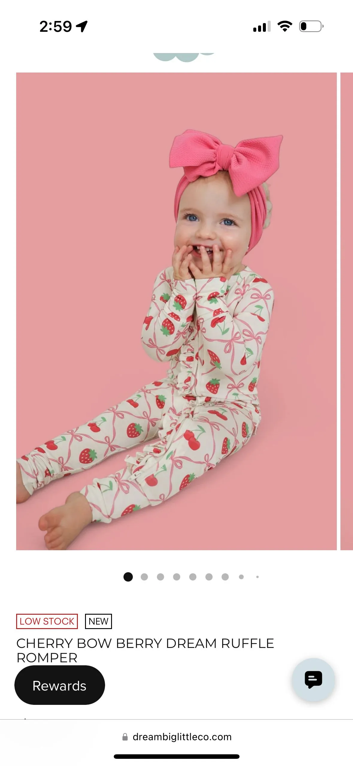 Product image for 3-6m Bamboo Ruffle Zippy