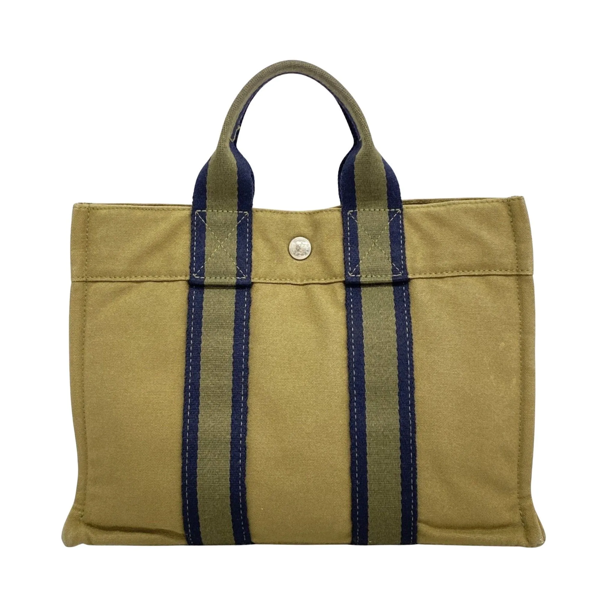 Product image for Hermes Tout Khaki Tote Bag Pre Owned, Women's Tote Bag