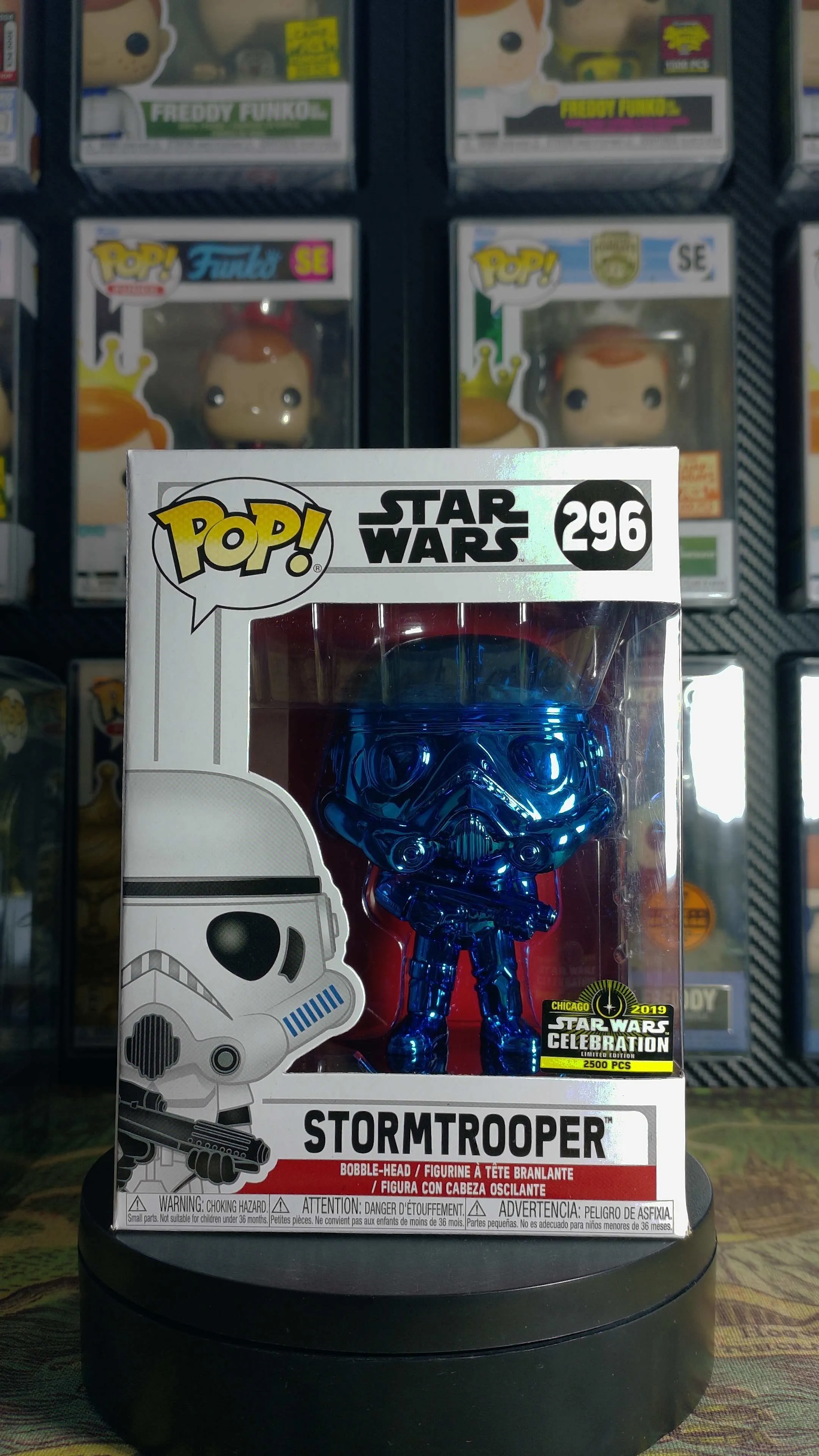 Product image for Star Wars - 296 Stormtrooper (Blue Chrome)