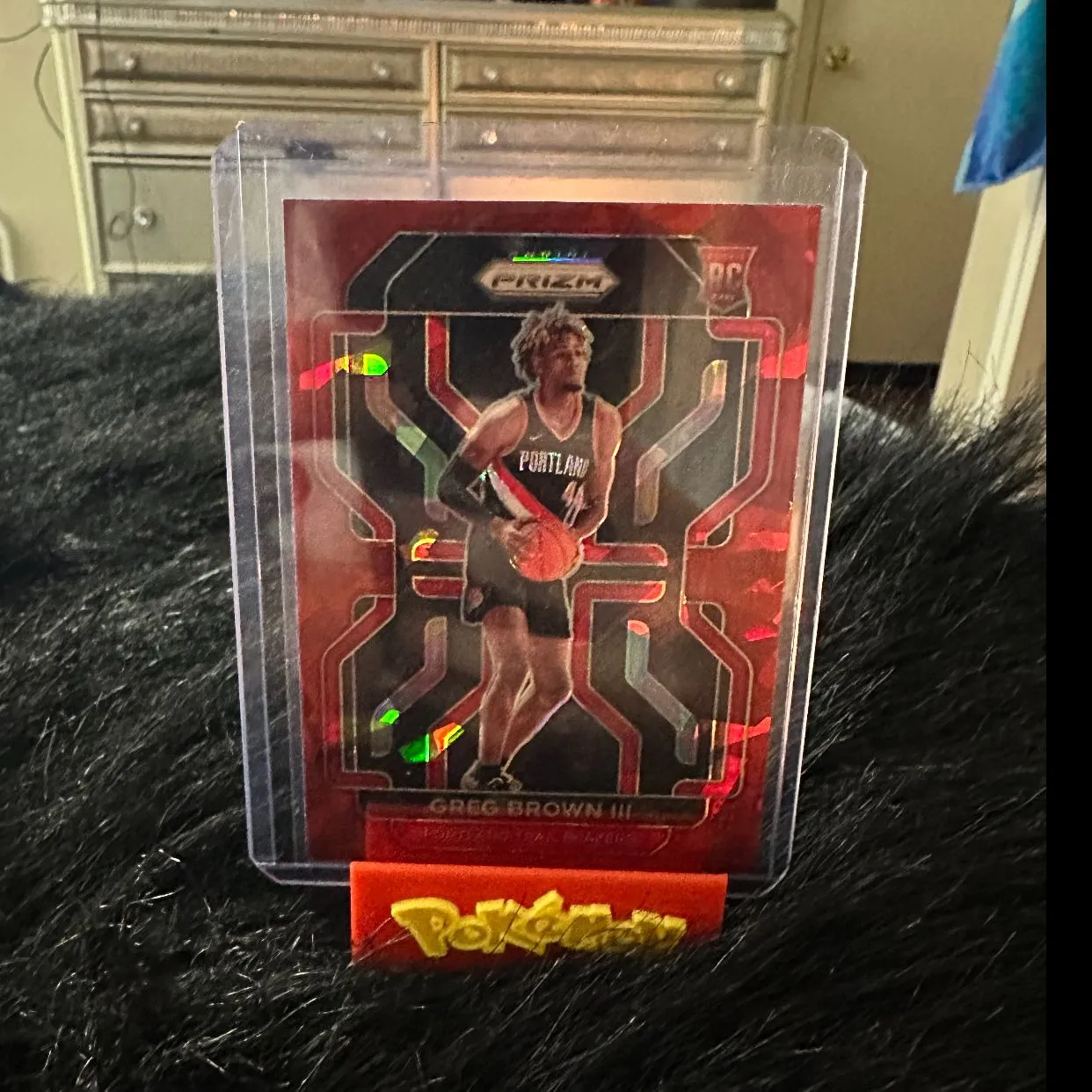 Product image for Greg Brown III #291 Red Cracked Ice Panini
