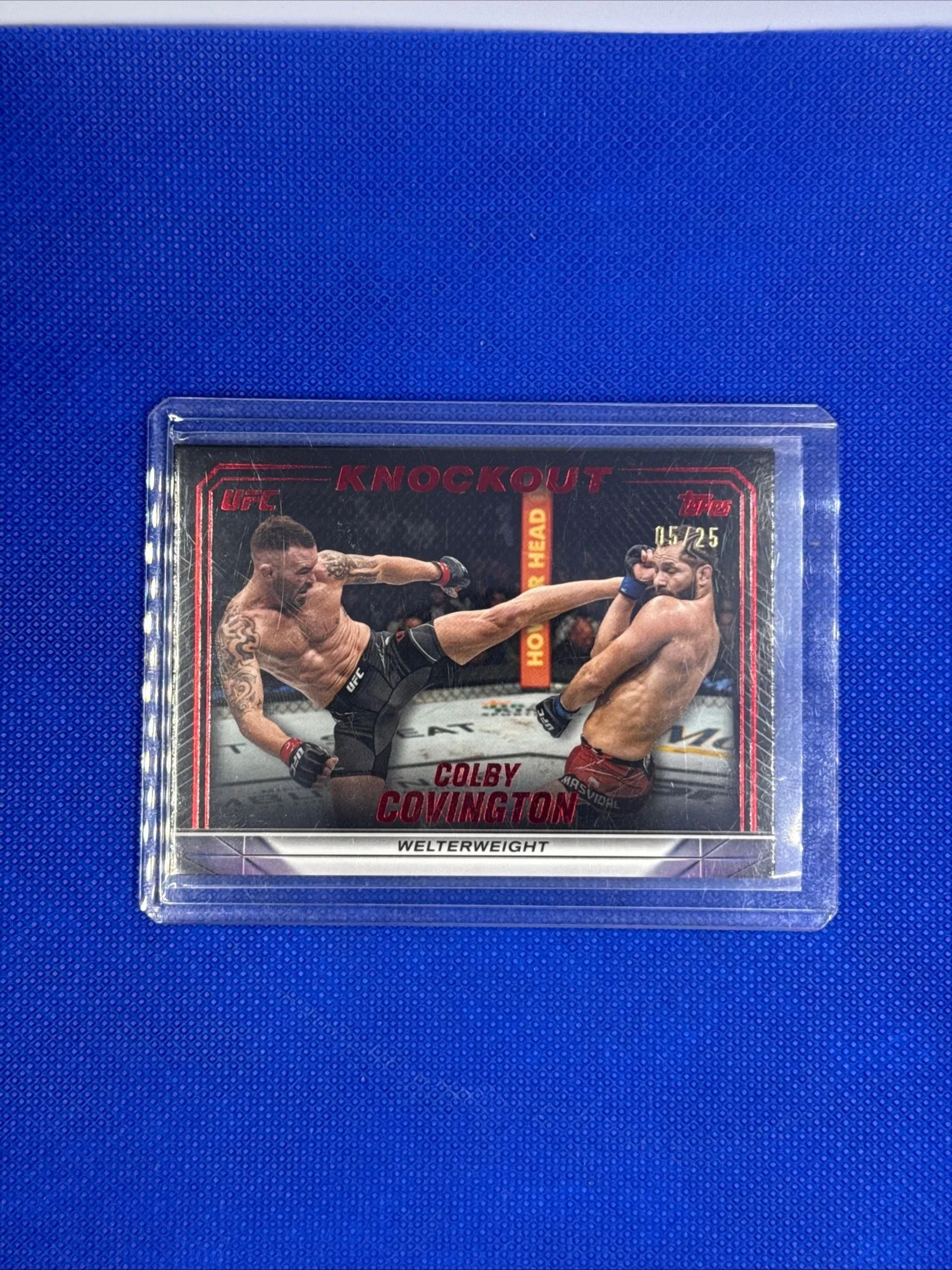 Product image for 2024 Topps Knockout UFC Colby Covington Orange Parallel #88 05/25