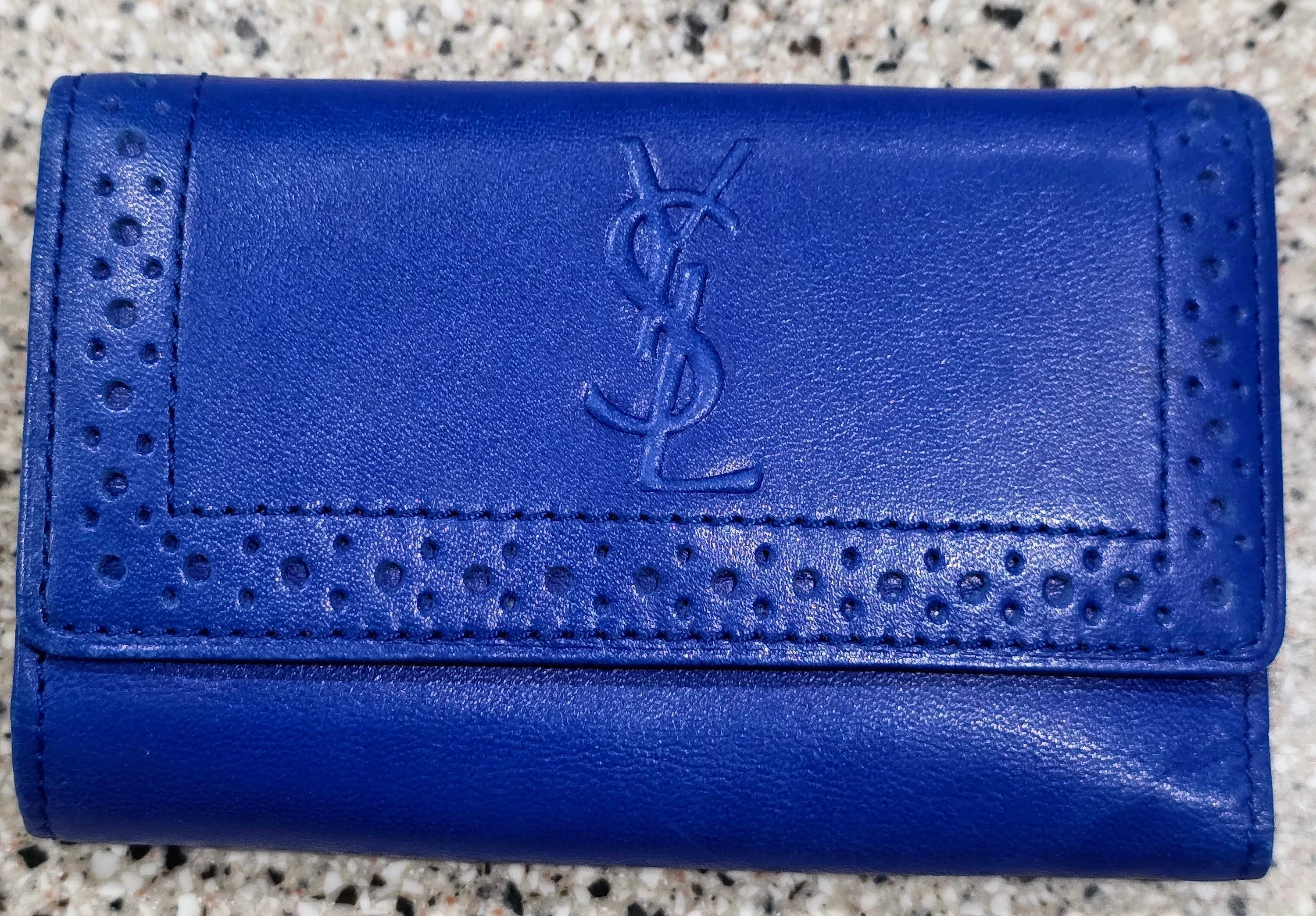 Product image for YSL blue key holder