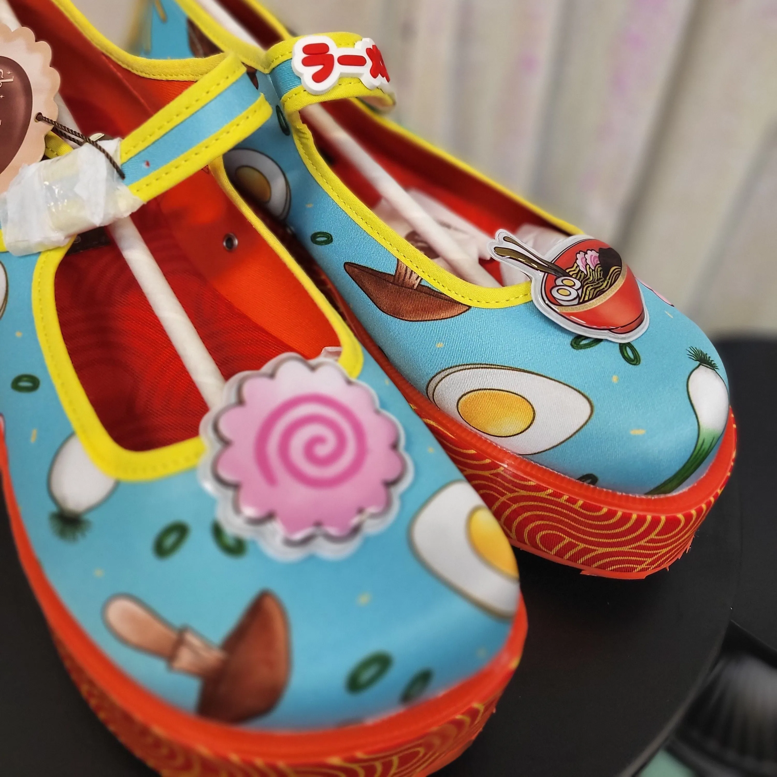 Product image for ramen noodle wedge shoes