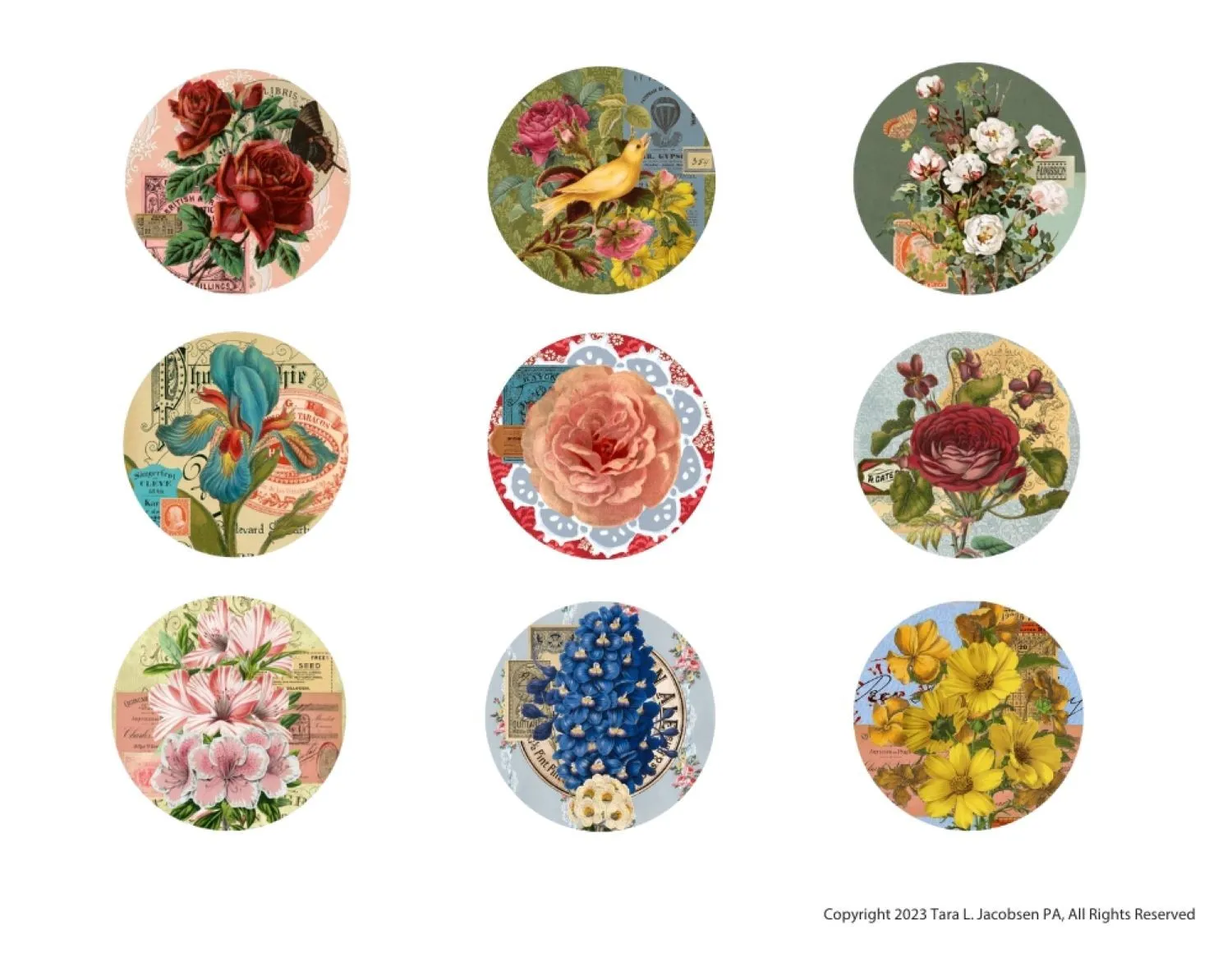 Product image for A209. Floral Collection