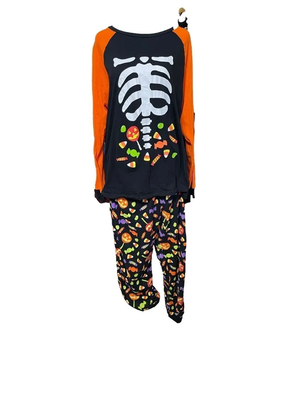 Product image for Women's Pajamas XL/2X Black Orange