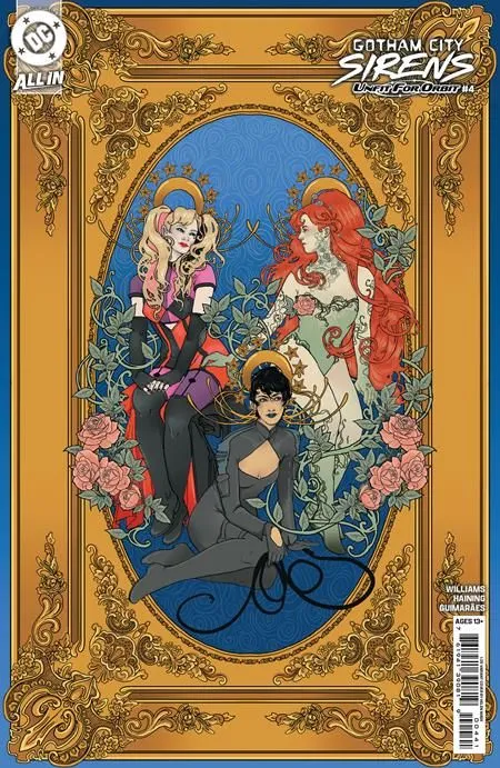 Product image for GOTHAM CITY SIRENS UNFIT FOR ORBIT #4 (OF 5) CVR E INC 1:25 HELEN MASK CARD STOCK VAR