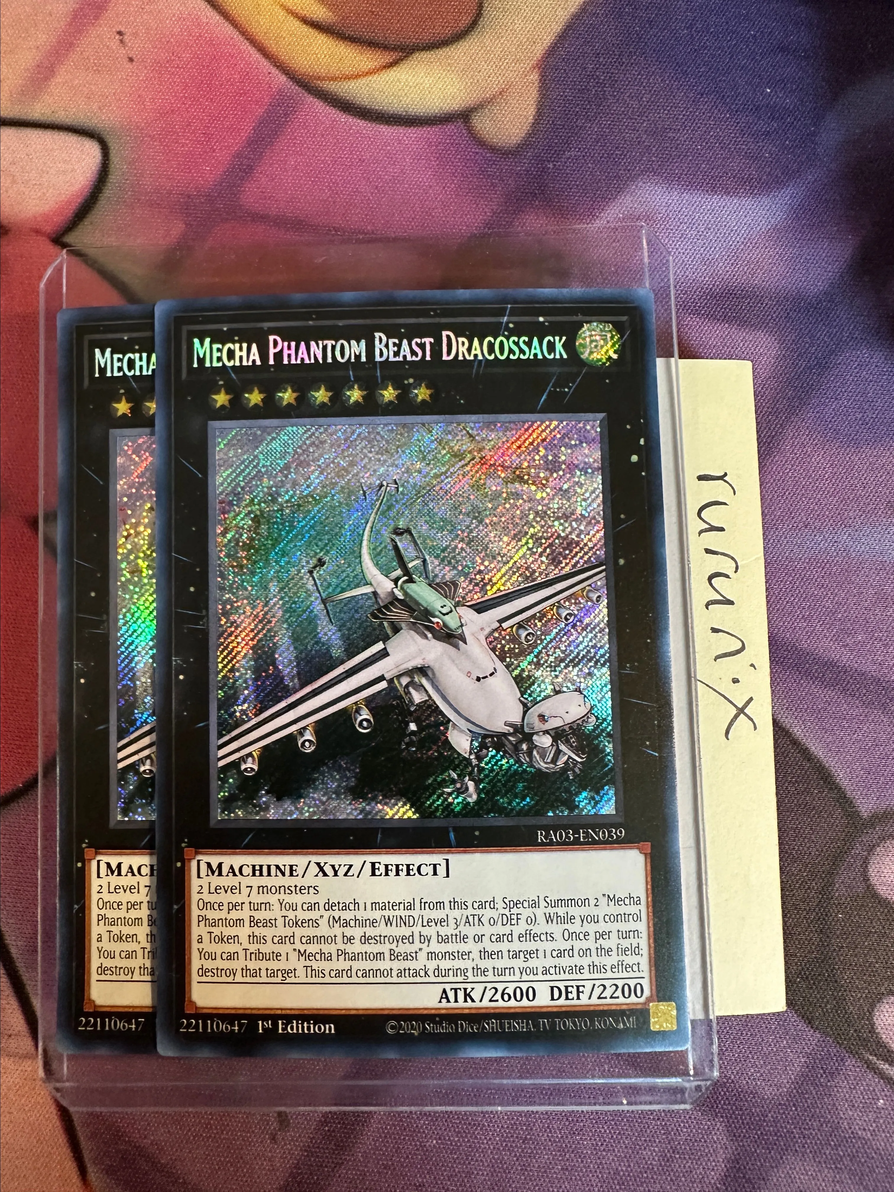 2x Yugioh Mecha Phantom Beast Dracossack RA03-EN039 Secret Rare - Quarter  Century Bonanza  Whatnot: Shop, Sell, Connect