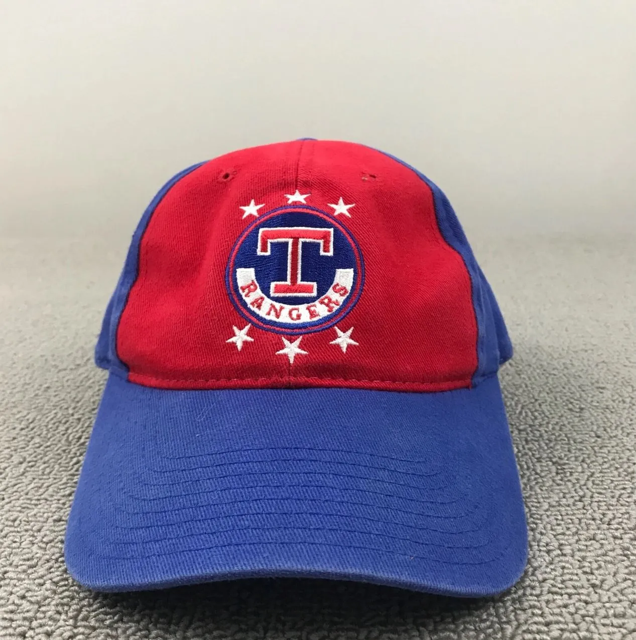 Product image for Texas Rangers Hat Adult Strapback American Needle Baseball Cap Cooperstown MLB