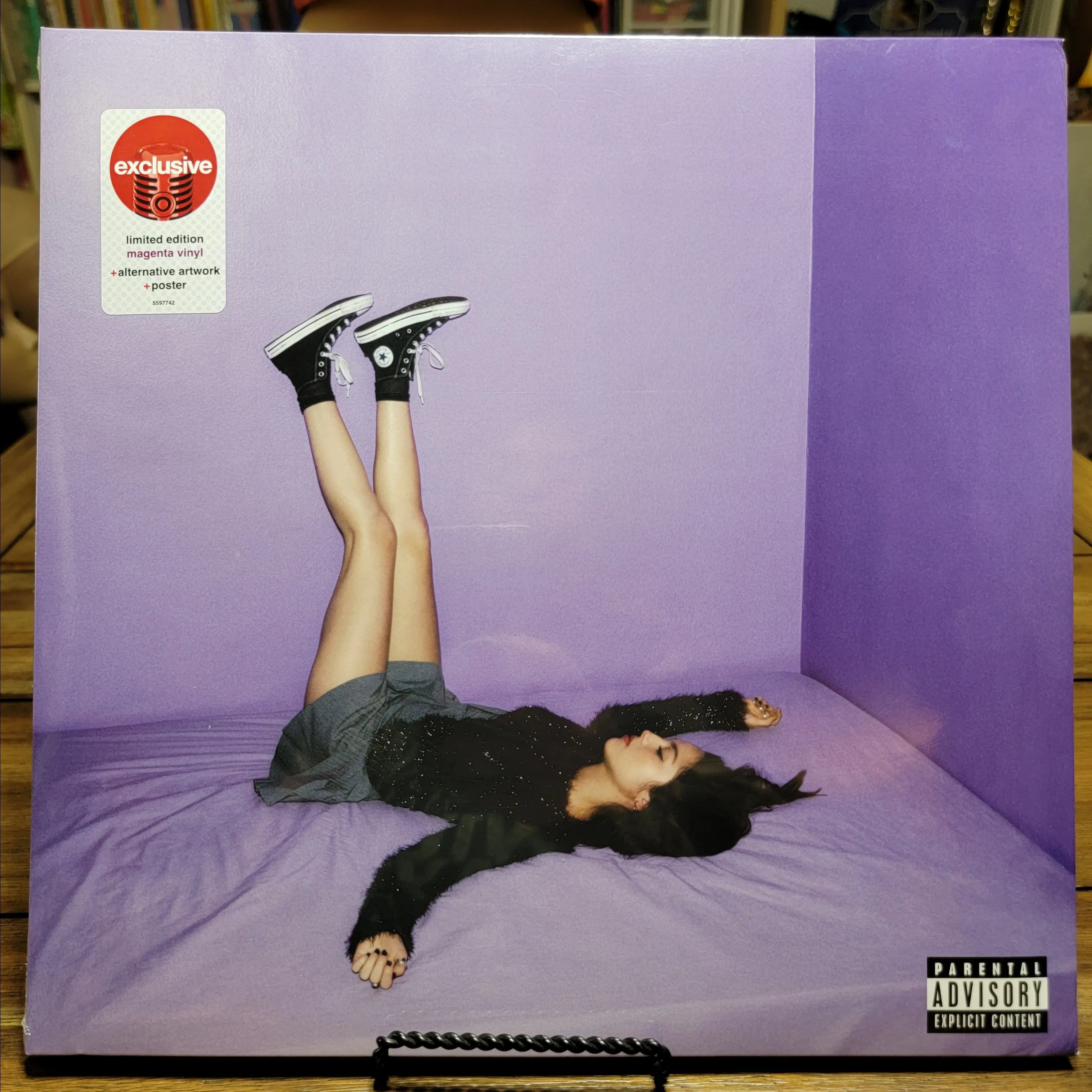 Product image for VINYL Olivia Rodrigo: GUTS - Exclusive Magenta LP + Alt Artwork & Poster SEALED