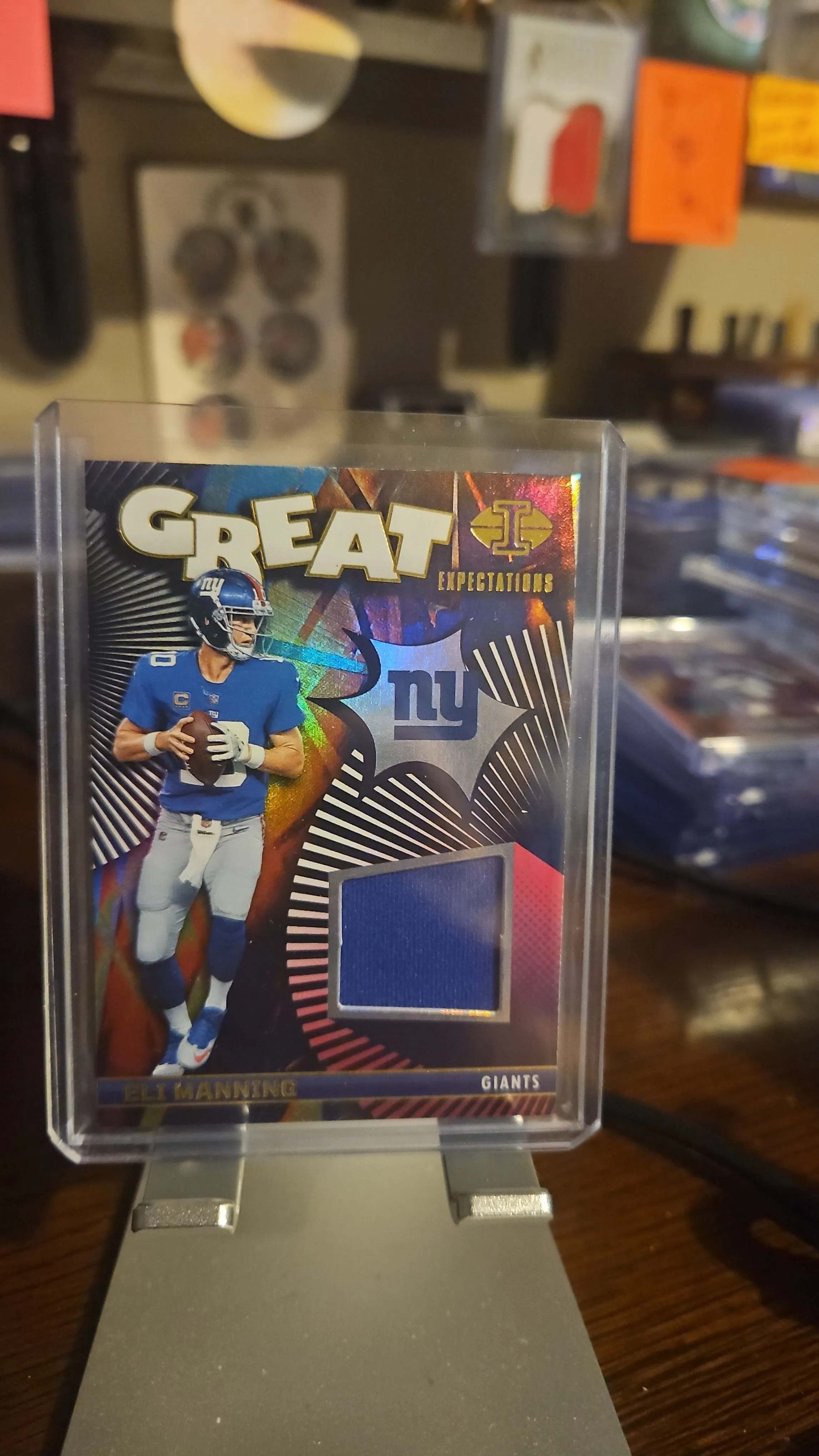Product image for Eli Manning Patch...2024 Illusions Great Expectations....Giants