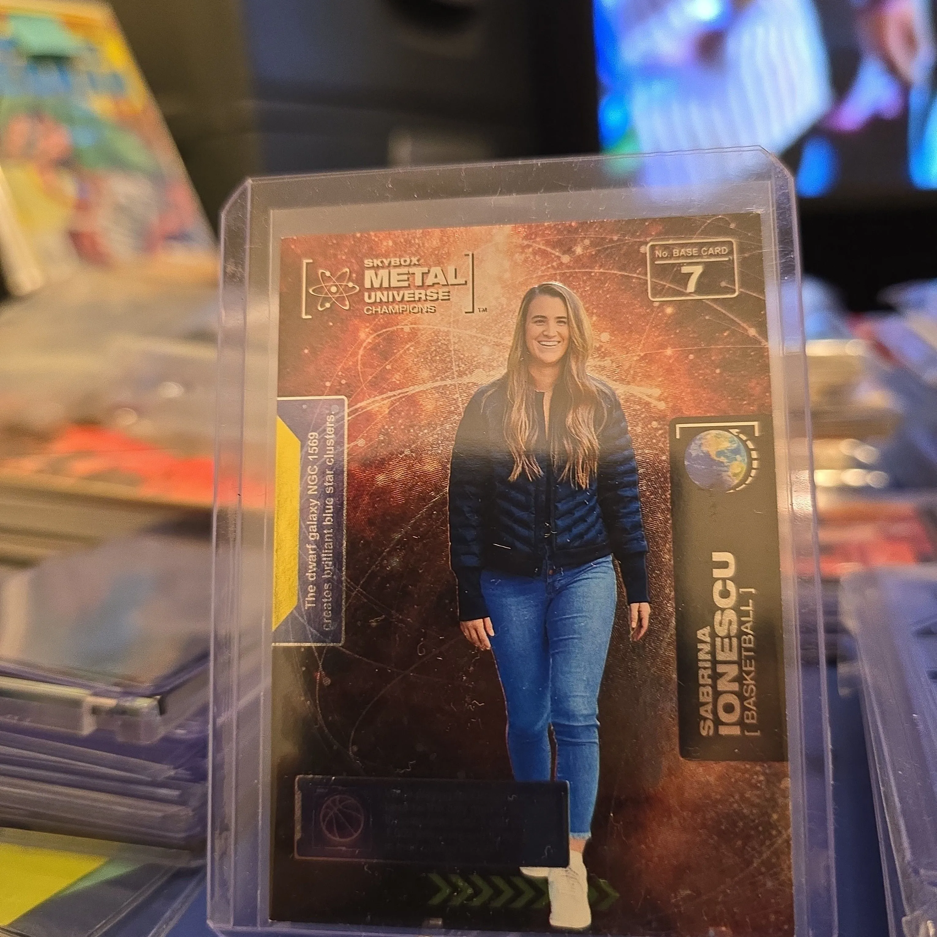 Product image for SABRINA IONESCU 2021 UD Upper Deck Skybox Metal Universe Champions #7