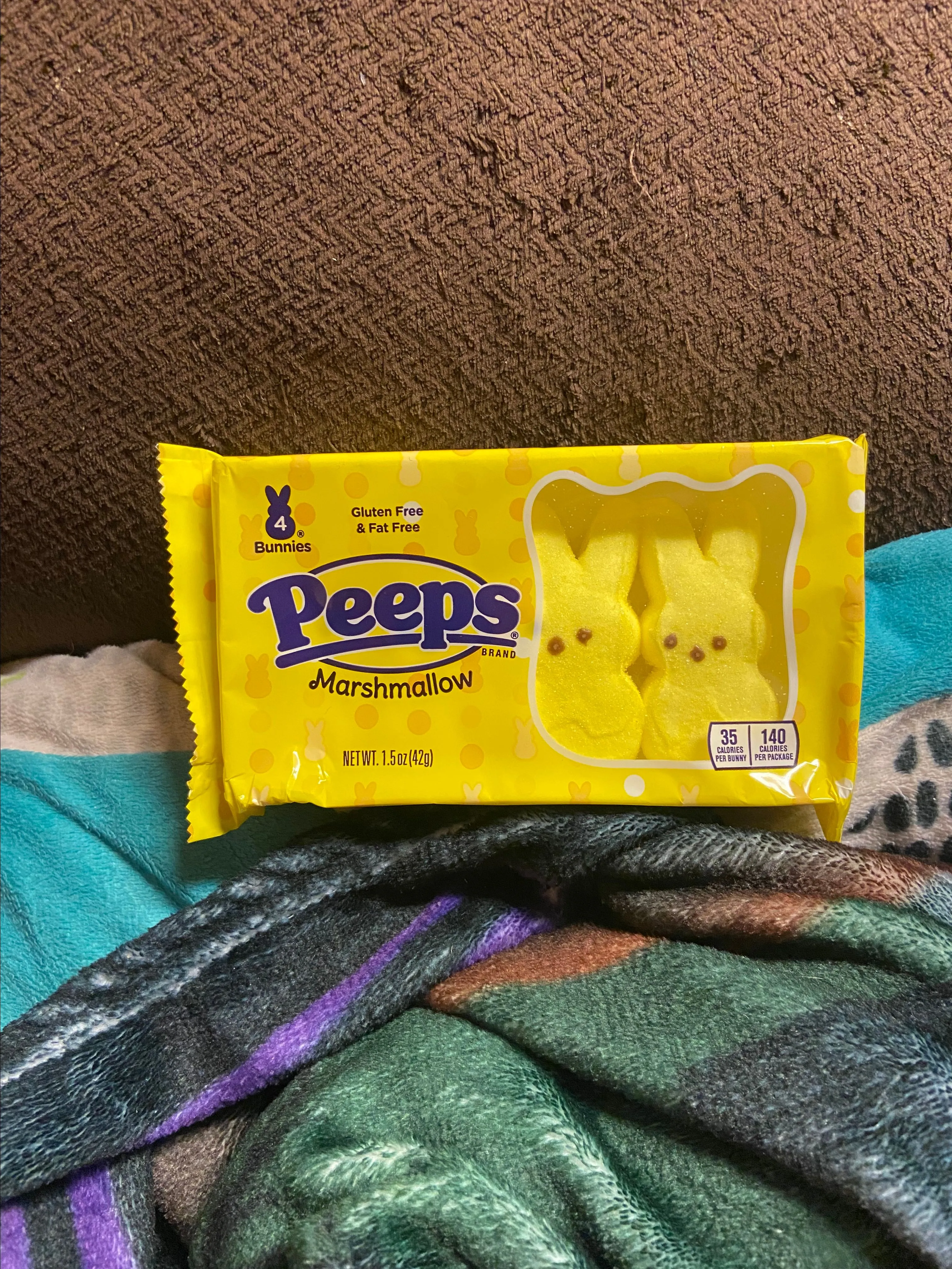Product image for XSNACKS- peeps yellow 4pk