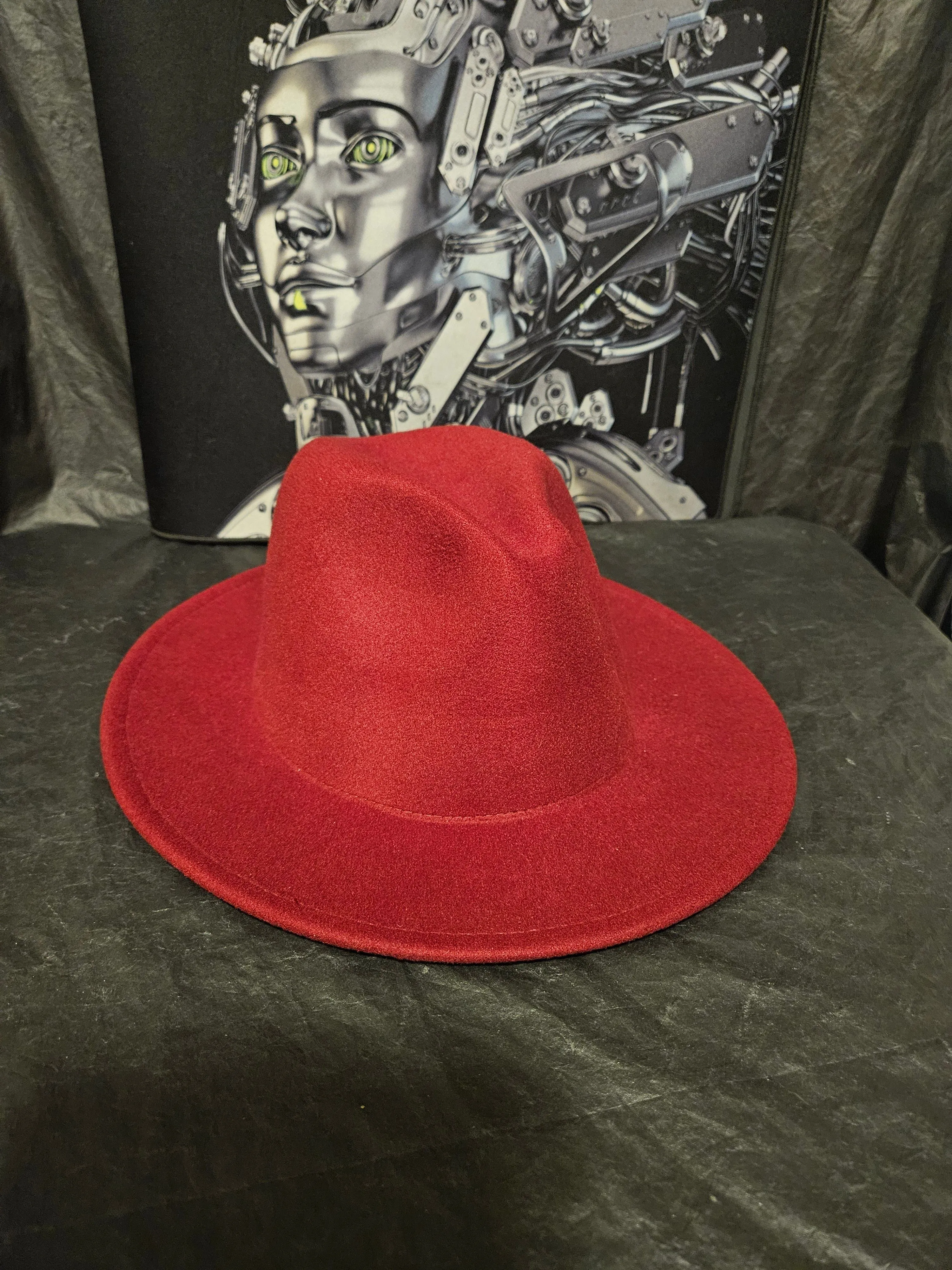 Product image for All Red Fedor ,hats / unisex