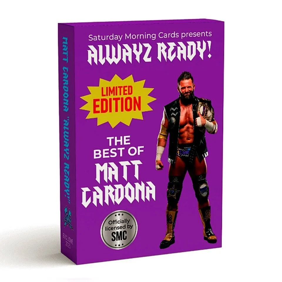 Product image for 2025 SMC Saturday Morning Cards Matt Cardona "ALWAYZ READY" Limited Edition Hobby Box