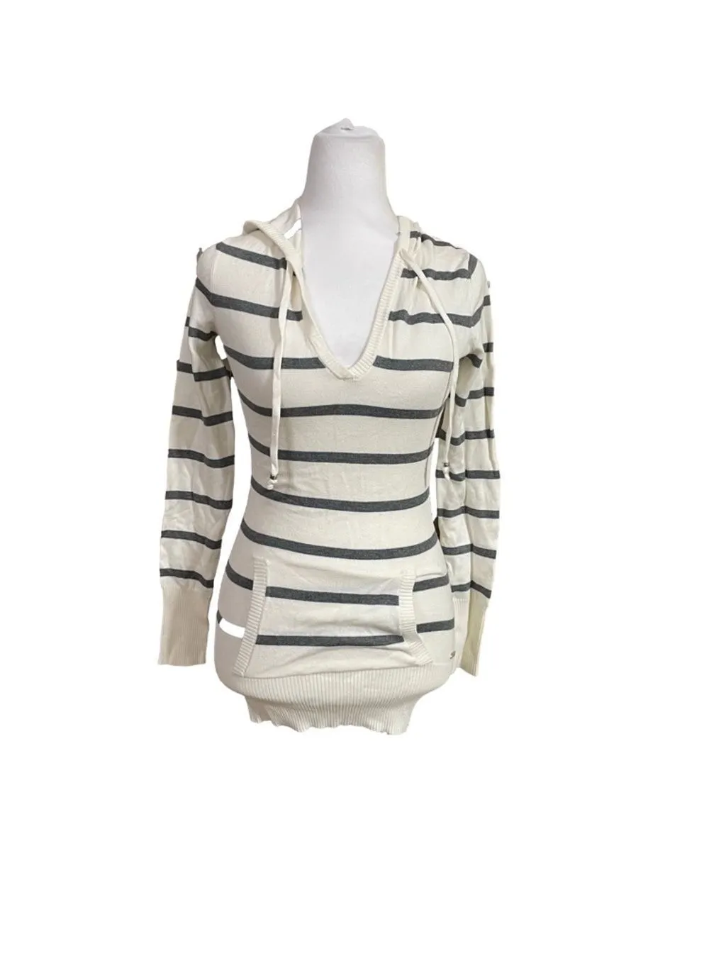 Product image for Women's Guess Hoodie Sweater S/P White Gray